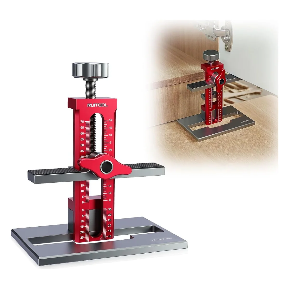 RUITOOL 3-in-1 Cabinet Door Mounting Jig